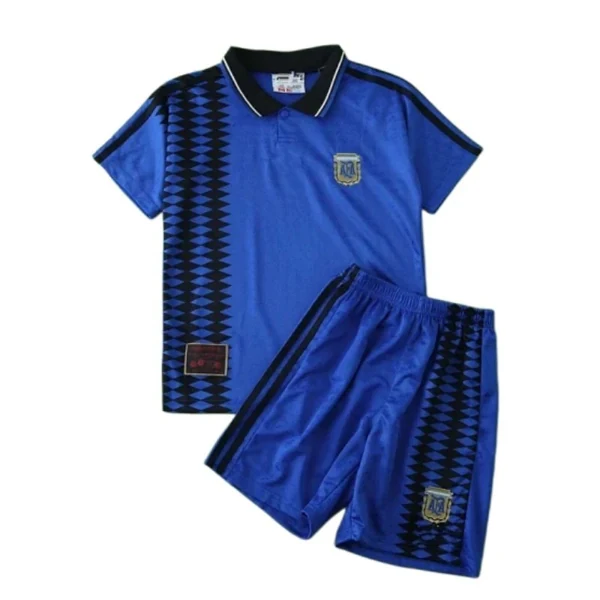 1994 Argentina away retro Kids kit