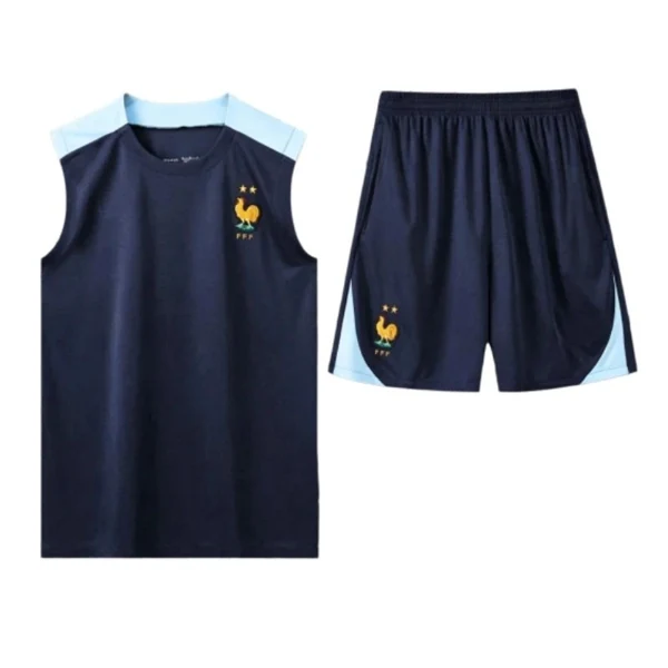 2425 France Training clothes suit vest Fan version