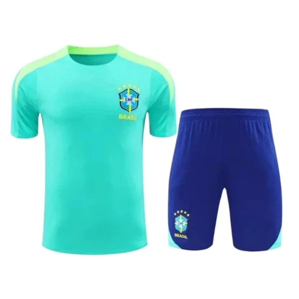 2425 Brazil Training clothes suit Short sleeve Fan version