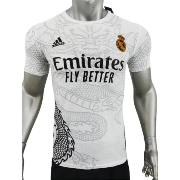 Special Edition White Real Madrid Jersey Player Version