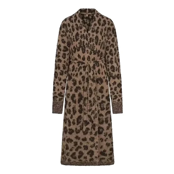 Skims Leopard Bathrobe